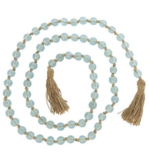 Sky Blue Clear Bead Rope