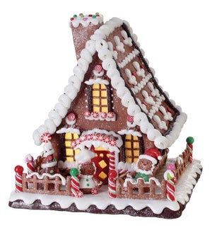 LED Gingerbread House with Timer