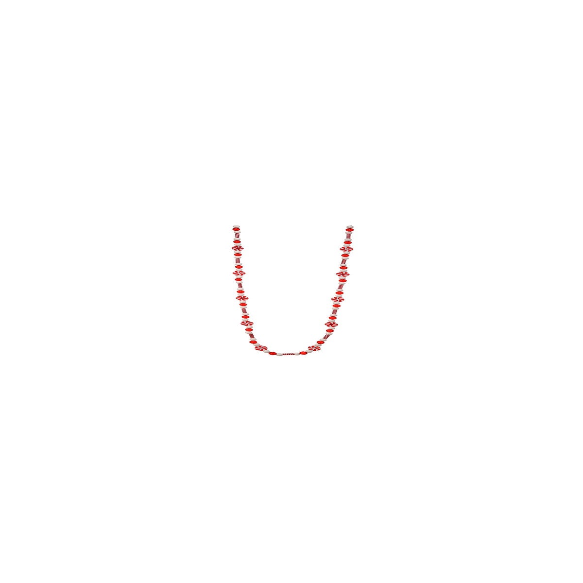Peppermint Mixed Bead Garland