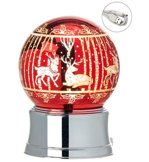 LED Winter Deer Ball Globe