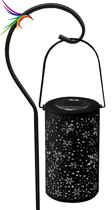 snowflake solar lantern