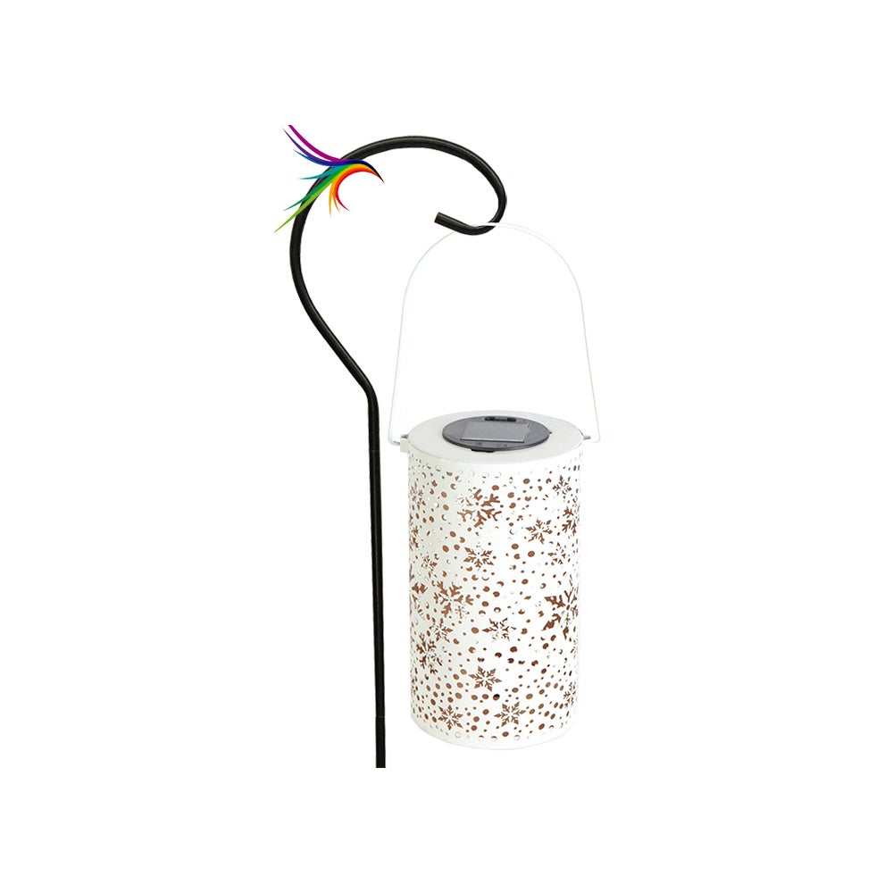 Solar Snowflake Lantern Stake