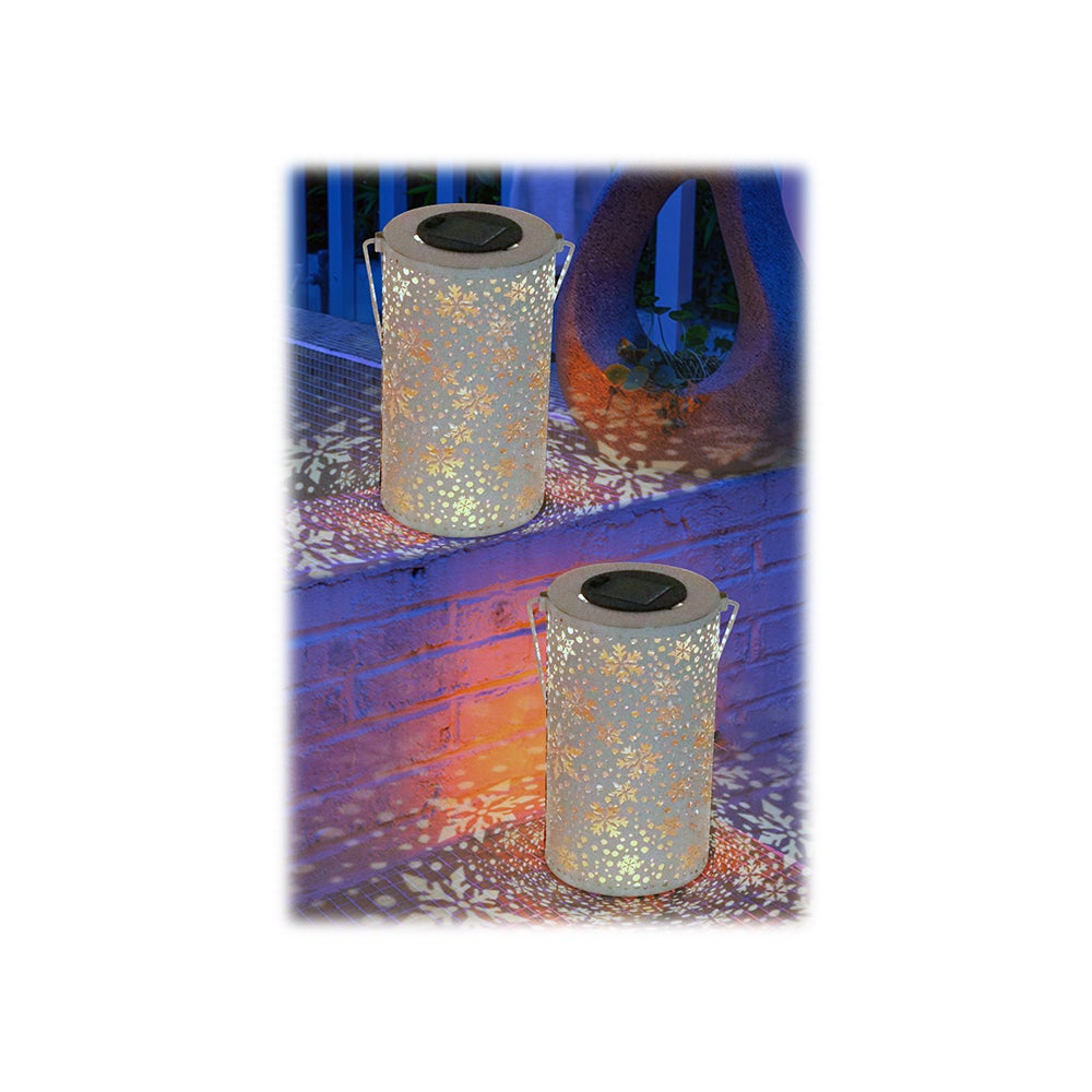 Solar Snowflake Lantern Stake