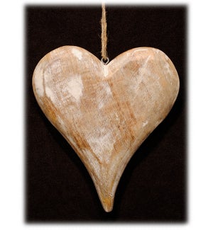 Wooden Carved Heart