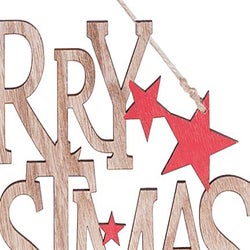 Hanging "Merry Christmas" Sign
