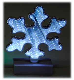 Snowflake Infinity Mirror Light