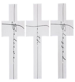 Believe/Faith/Blessed Tabletop Cross