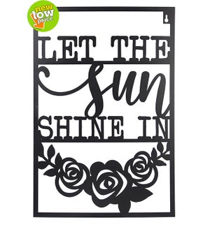 "Let the Sun Shine In" Wall Sign