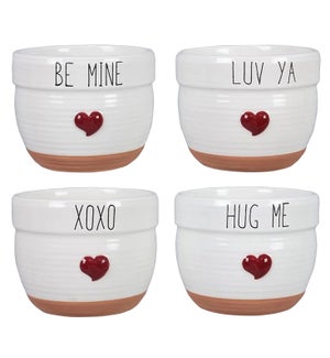 Pot/Planter with Heart