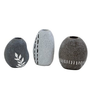 Zen Garden Rock Vase