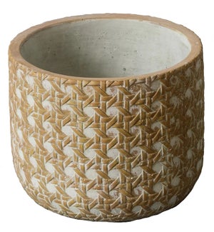 Caning Round Planters - Pk/2