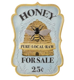 "Honey for Sale" Wall Sign
