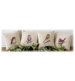 Mini Birds Pillow - Pack/4