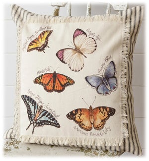 Butterfly Throw Pillow