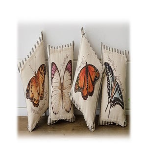 Mini Butterfly Pillows - Pack/4
