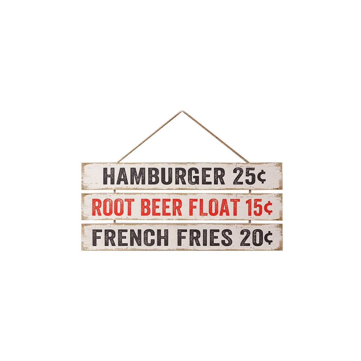 Hamburger/Float/Fries Hanging Wall Sign