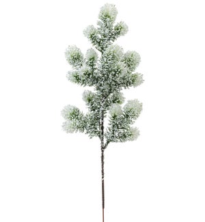 Bubble Snow Spruce Spray - Frosted White