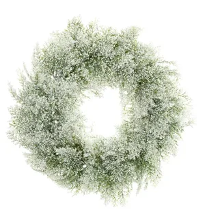 Glitter Bubble Cedar Wreath - 24" Diameter