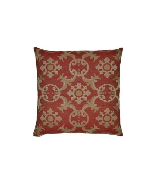 Biblos Square Red Pillow