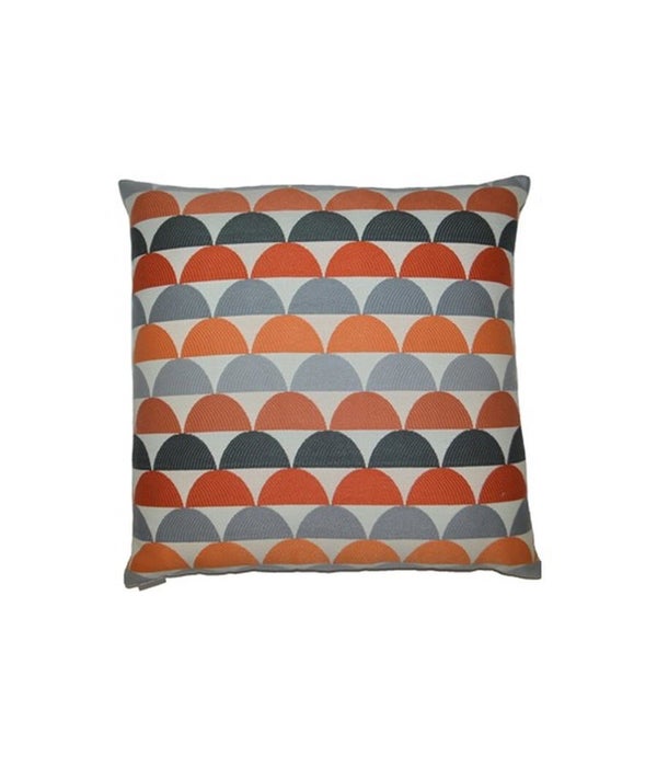 Kehoe Square Orange Pillow