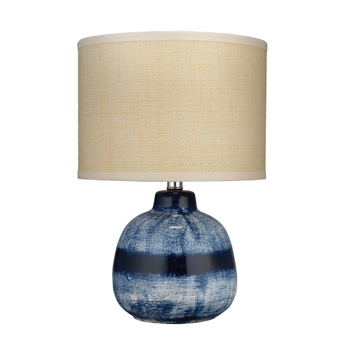 Small Batik Table Lamp, Indigo