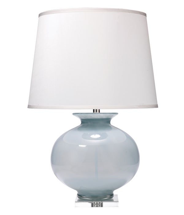 Heirloom Blue Table Lamp, Lg Open Cone