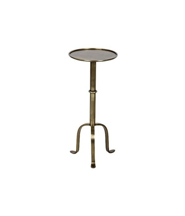 Tini Side Table, Antique Brass