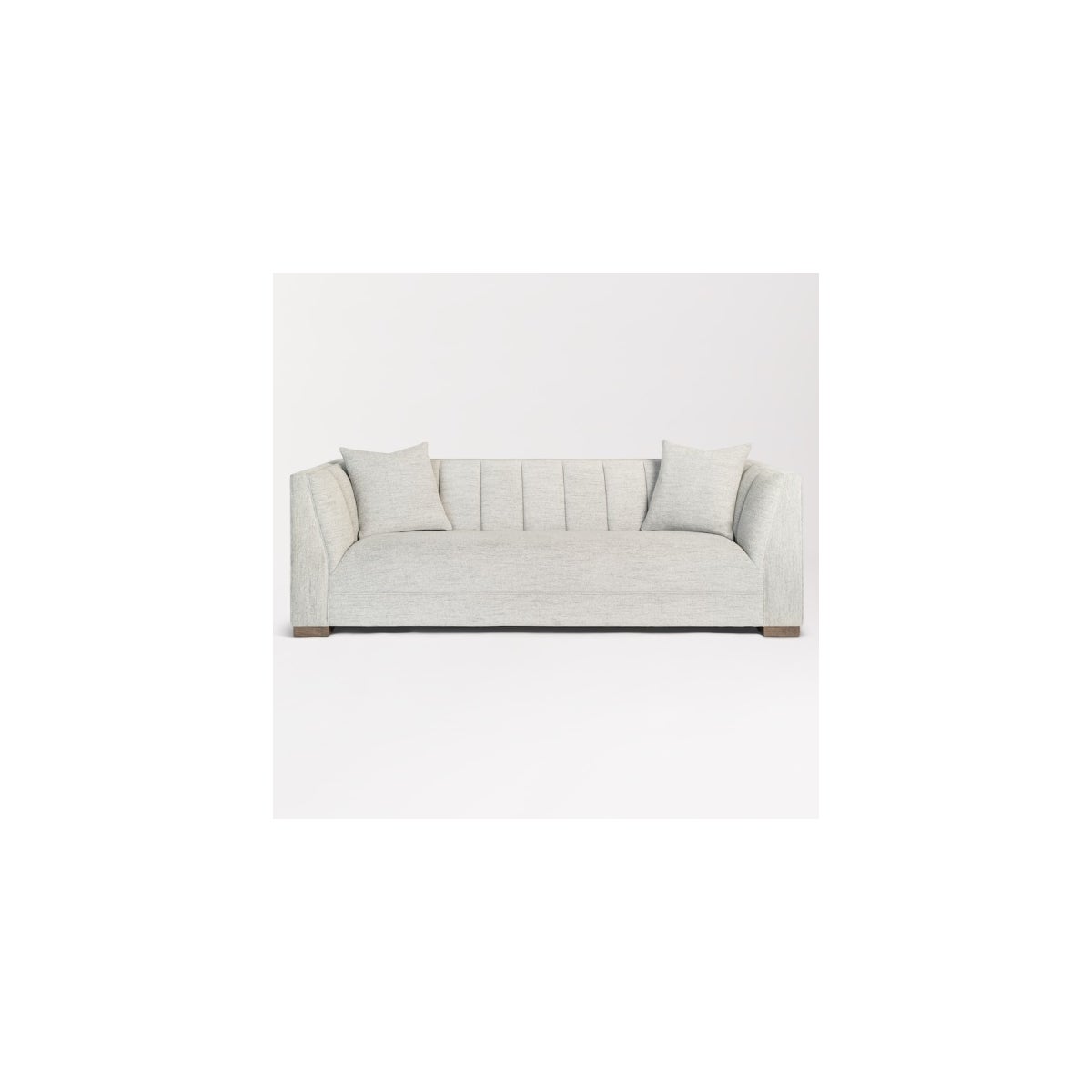 Bryson Sofa, Cosmopolitan Gray and Warm Oak