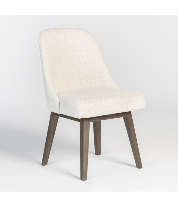 Jackie Dining Chair, Warm Cotton, Moderna Brown