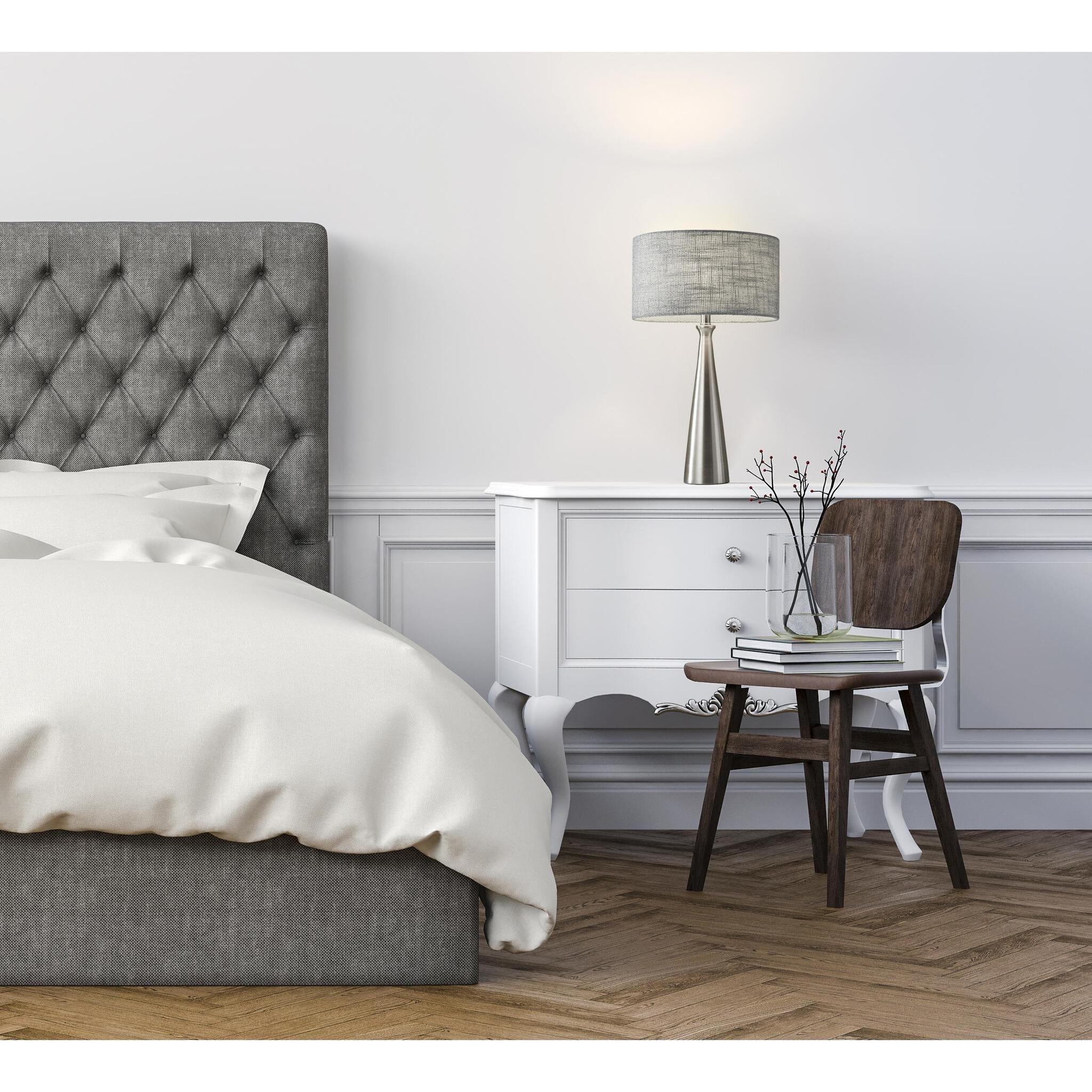 Linda Table Lamp- Steel - adesso | Adesso