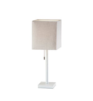 Estelle Table Lamp- White