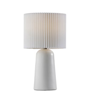Callie Table Lamp- White