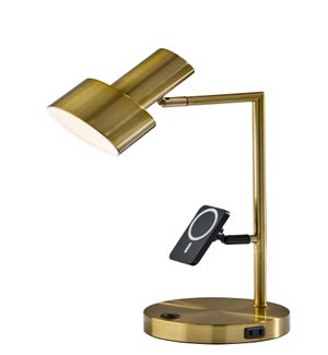 Rowe Supercharger Desk- Antique Brass