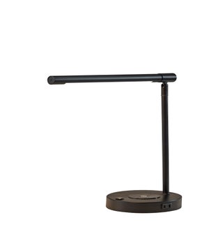 Dax LED Wrlss Chrg Dsk Lmp-Blk