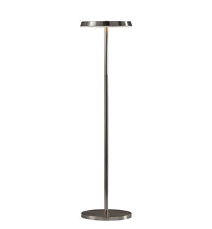 Tommy Cordless LED Flr Lmp-Stl