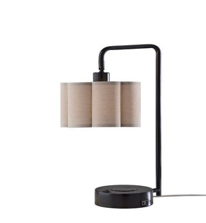 Dover Supercharger Desk Lamp- Black