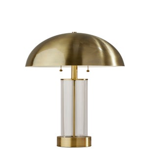Troy Table Lamp- Antique Brass