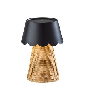 Tory LED Cordless Table Lamp- Black
