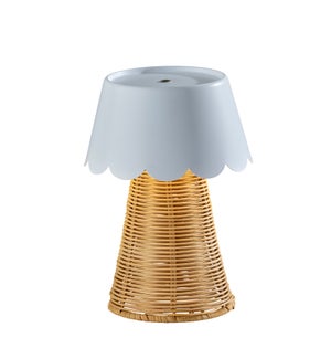 Tory LED Cordless Table Lamp- White