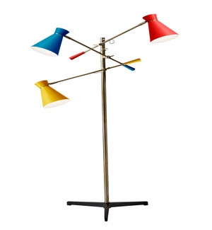 Lyle 3-Arm Floor Lamp- Multi