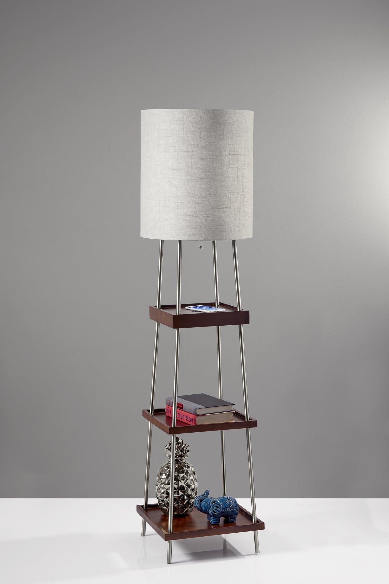 adesso qi shelf charging floor lamp