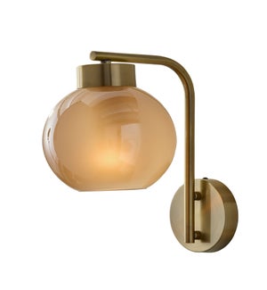 Atticus Wall Lmp-Antique Brass