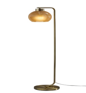 Atticus Flr Lamp-Antique Brass