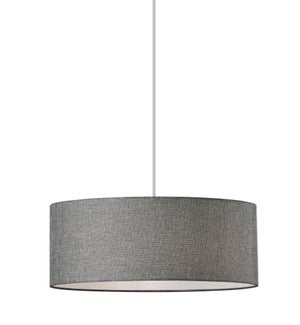 Harvest Drum Pendant- Grey