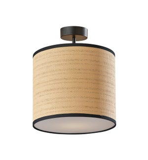 Harvest Flush Mount- Black