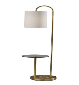 Amira Shelf Floor Lamp- Anq Br