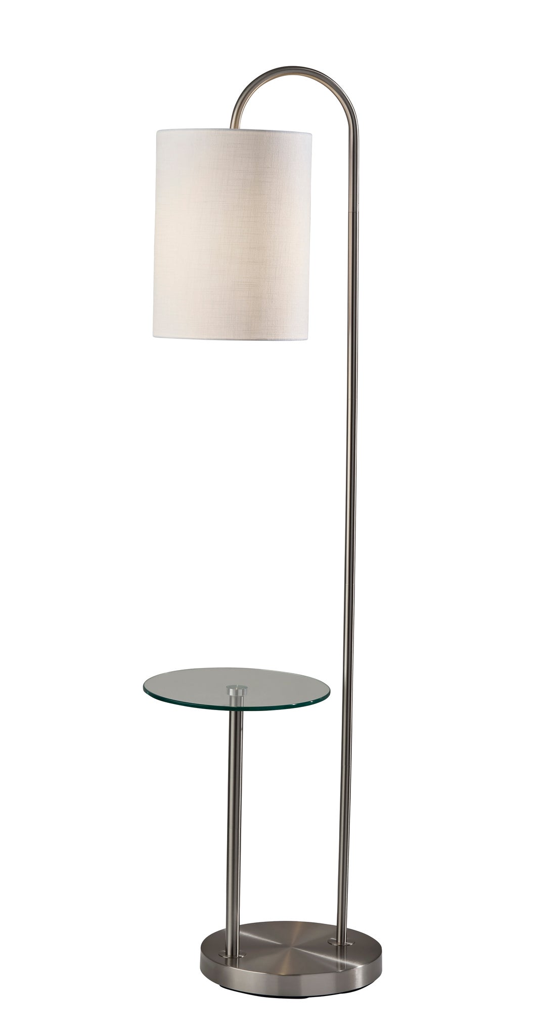 Amira Shelf Floor Lamp- Steel - shelf lamps | Adesso
