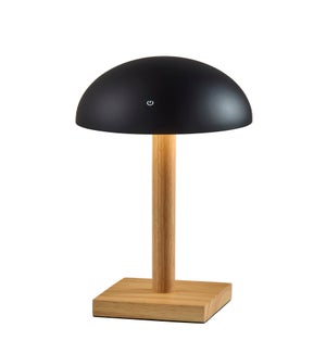 Nash LED Crdlss Tbl Lamp-Black