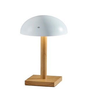 Nash LED Crdlss Tbl Lamp-White