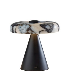 Randy LED Cordless Table Lamp- Black